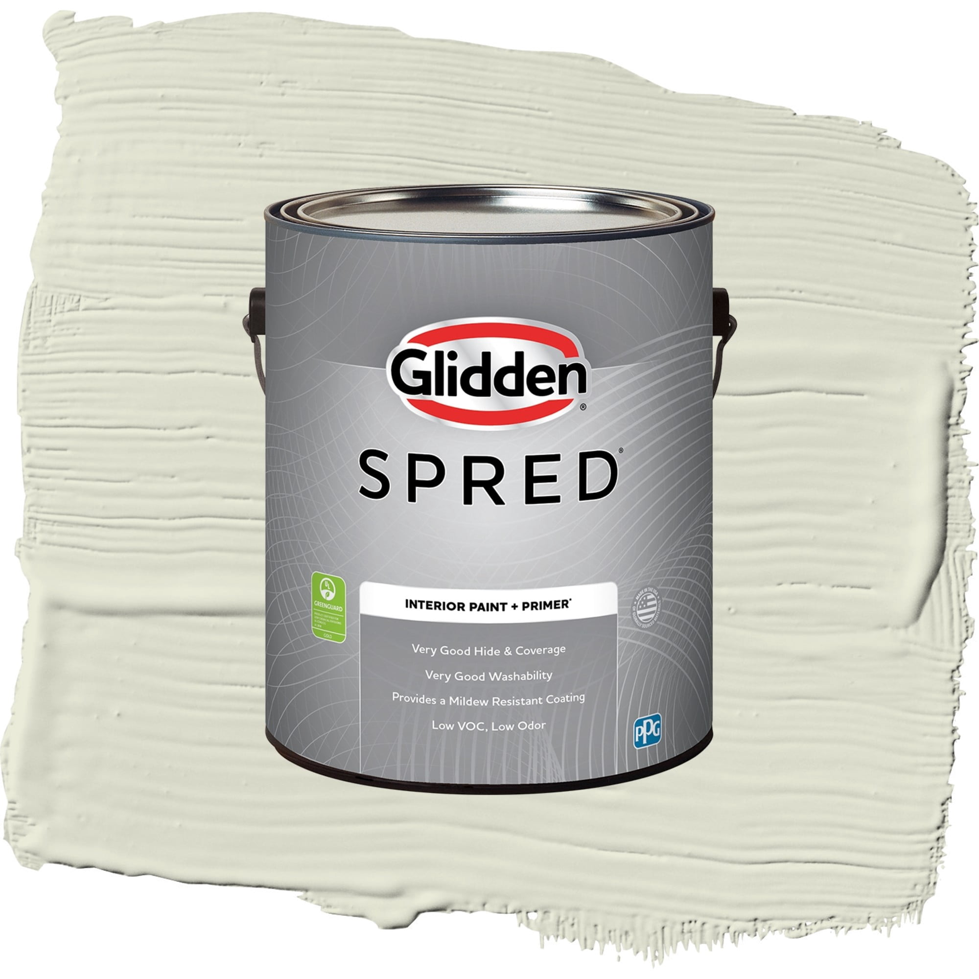 Glidden Spred Pinch Of Pistachio Flat Interior Paint and Primer, 1 Gallon