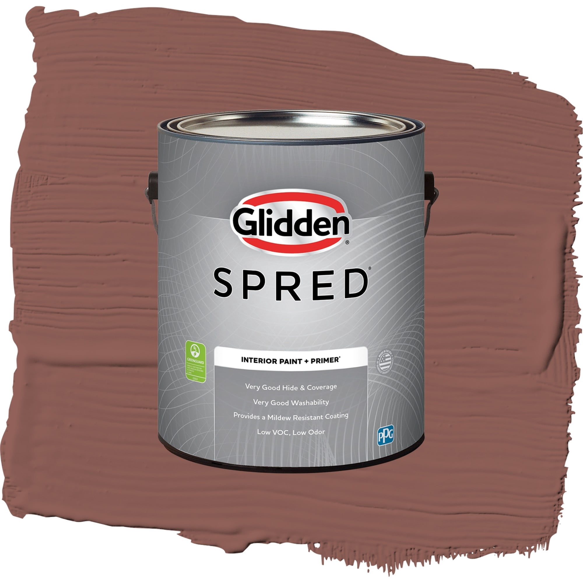 Glidden Spred Raspberry Truffle Eggshell Interior Paint and Primer, 1 Gallon