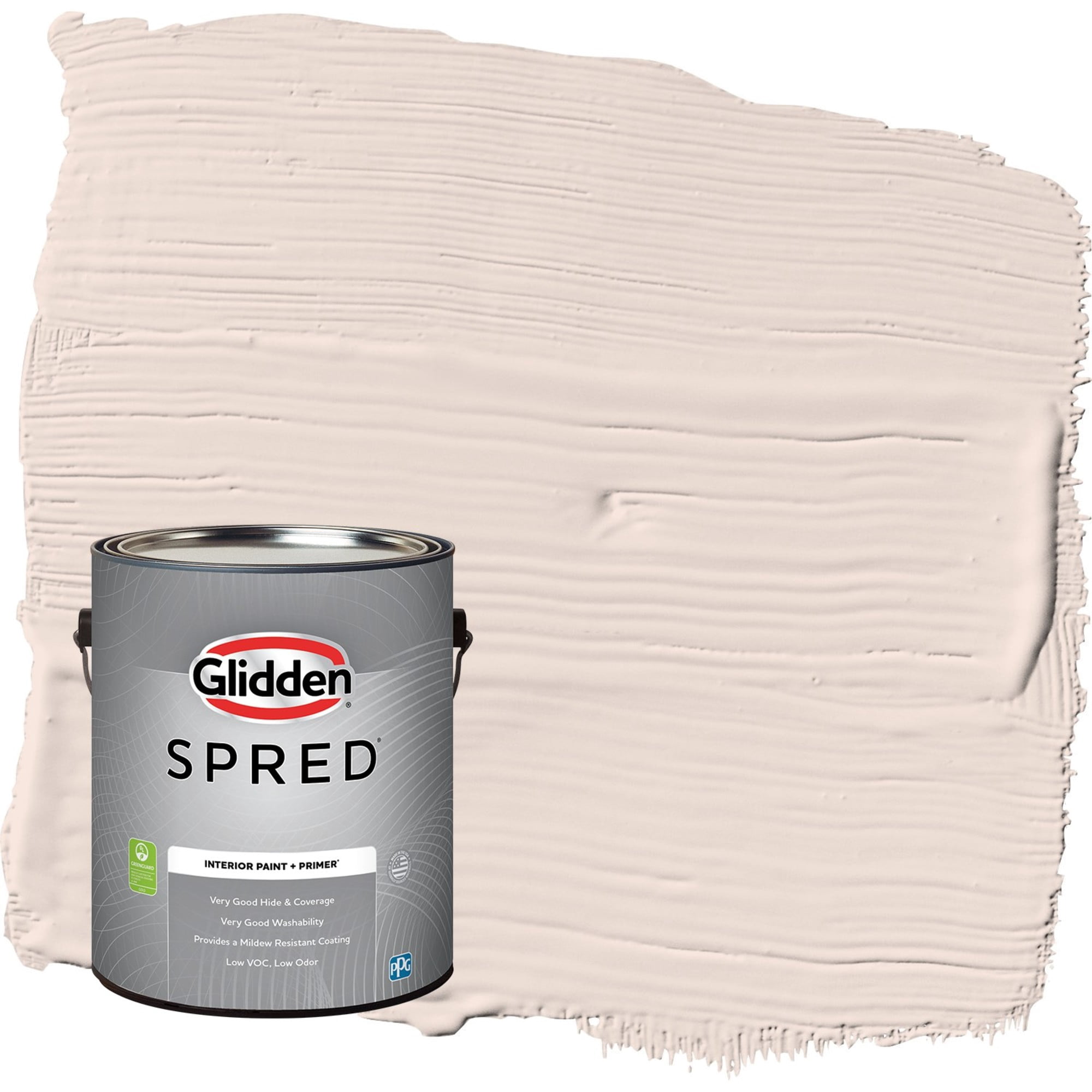 Glidden Spred Sandy Beach / Orange, Flat Interior Paint with Primer, 1 Gallon