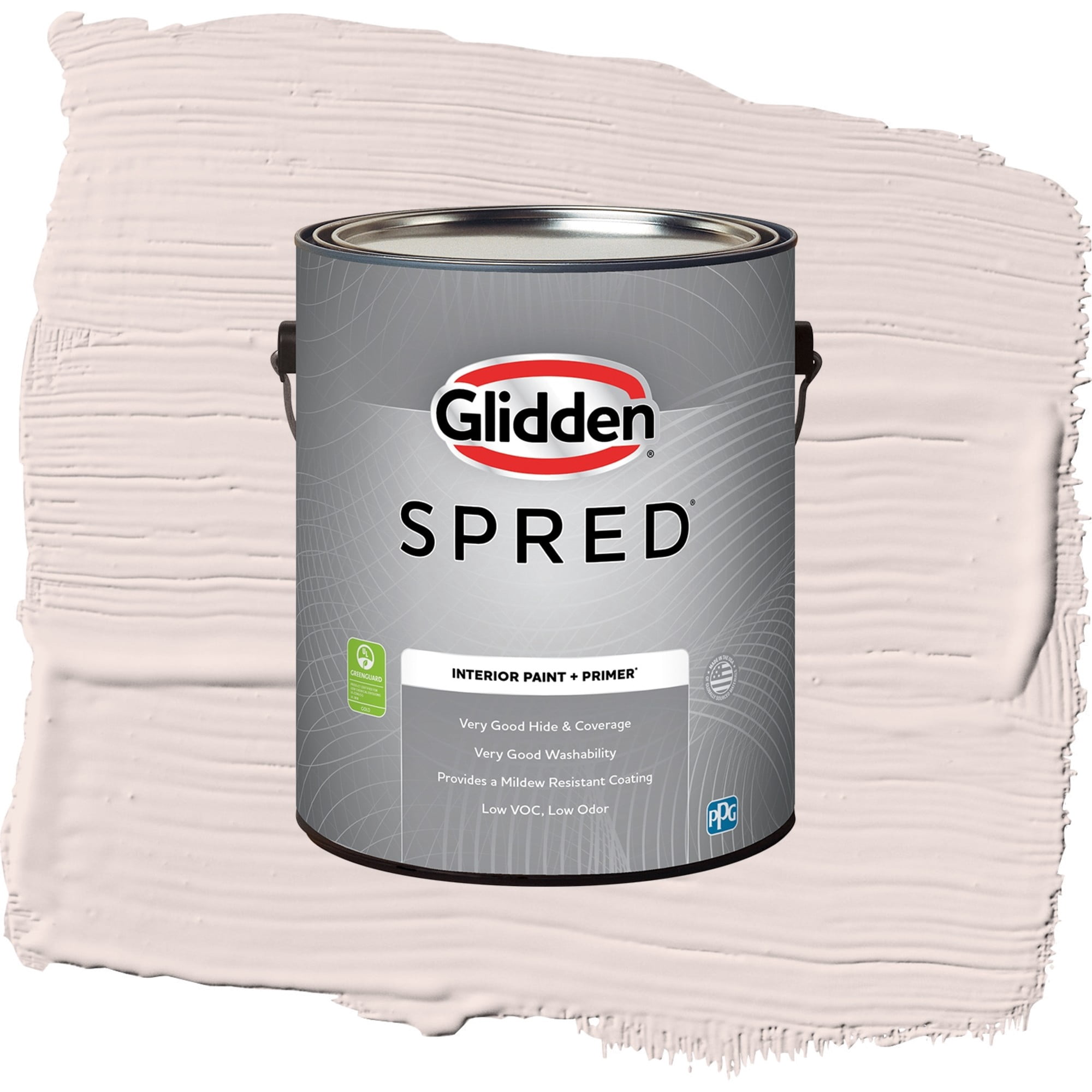 Glidden Spred Sea Anemone Flat Interior Paint and Primer, 1 Gallon