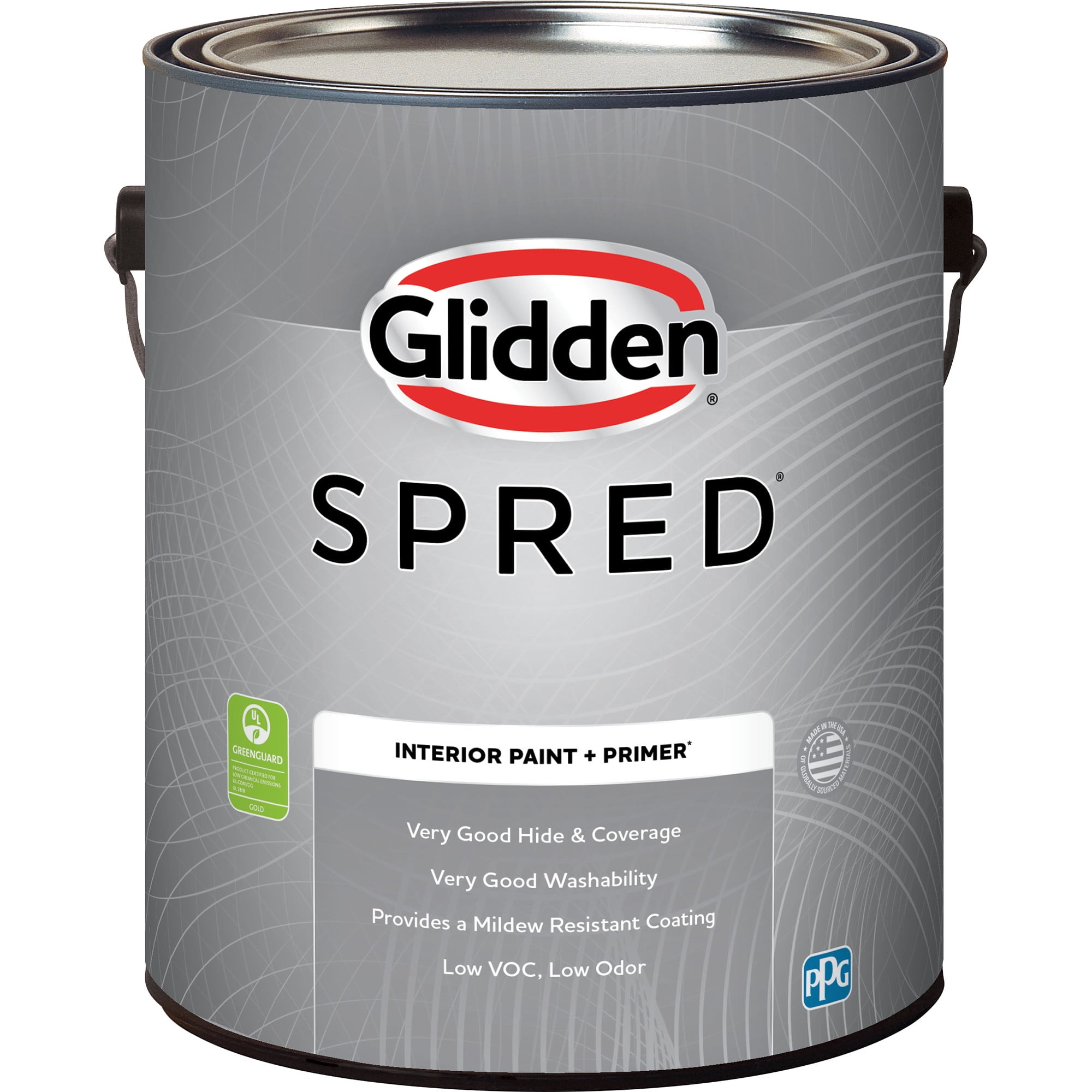 Glidden Spred Interior Paint & Primer Starfish / Orange, Semi Gloss, 1