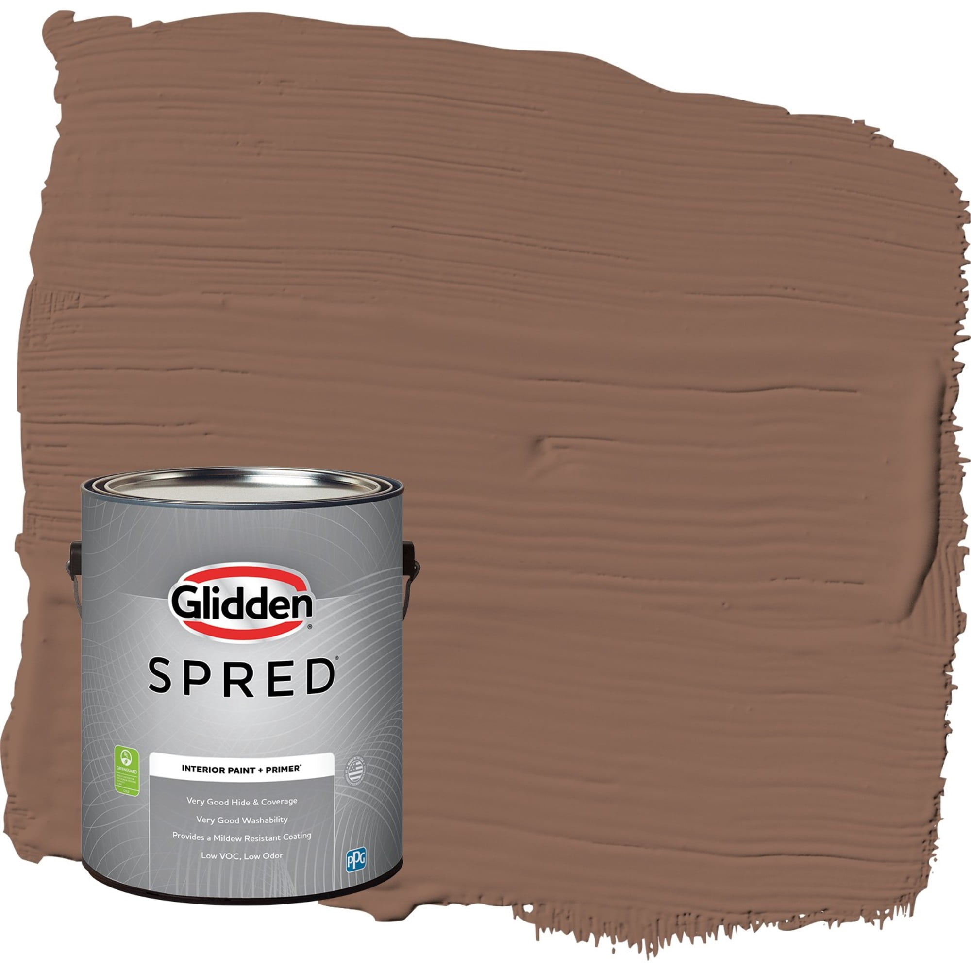 Glidden Spred Suede Leather / Beige, Semi-Gloss Interior Paint with Primer, 1 Gallon