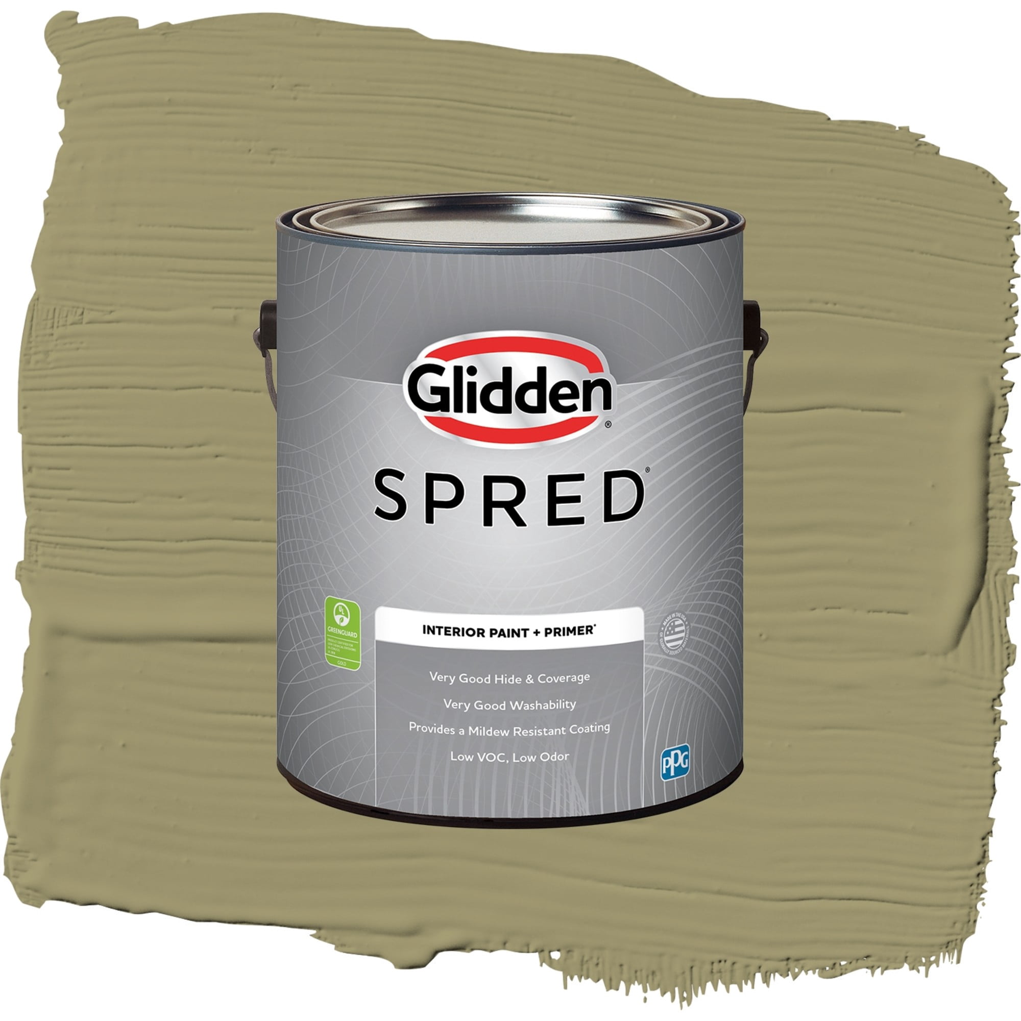 Glidden Spred Sweet Annie Flat Interior Paint and Primer, 1 Gallon