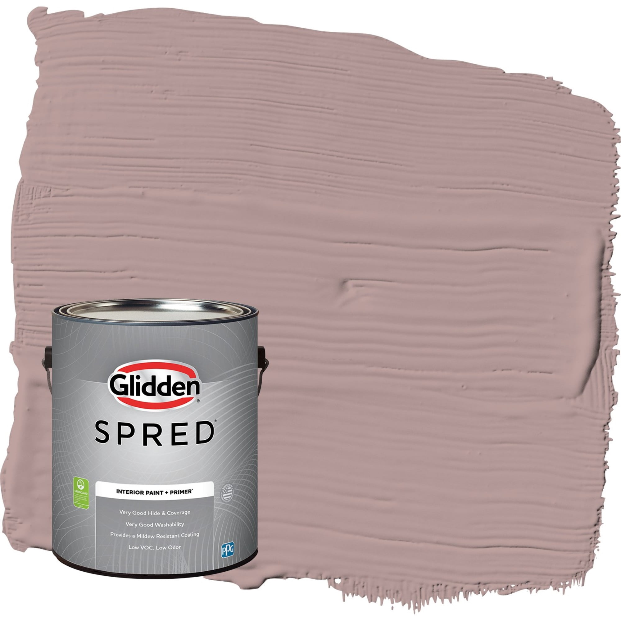 Glidden Spred Tawny Mushroom / Pink, Semi-Gloss Interior Paint with Primer, 1 Gallon