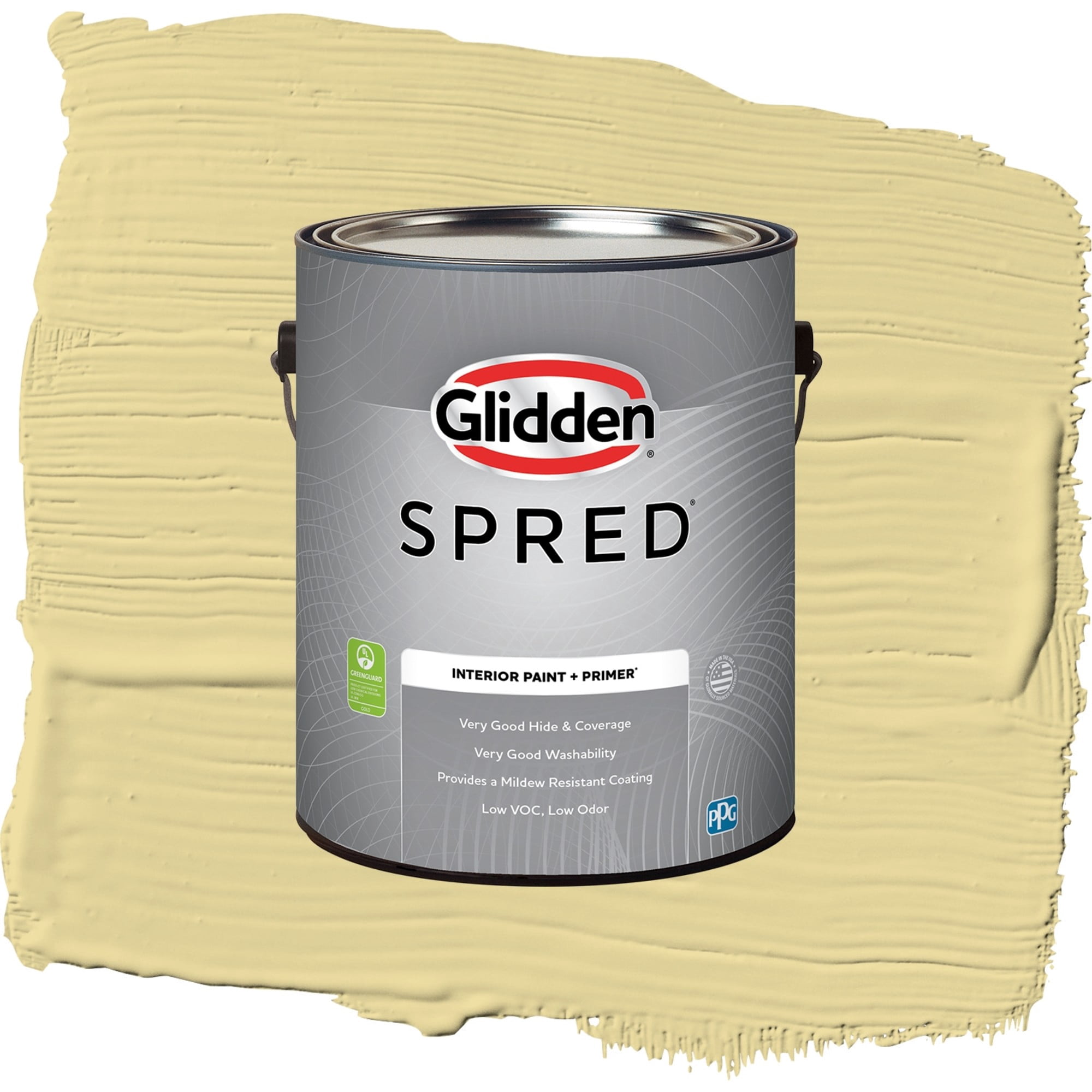 Glidden Spred Twinkle Toes Flat Interior Paint and Primer, 1 Gallon