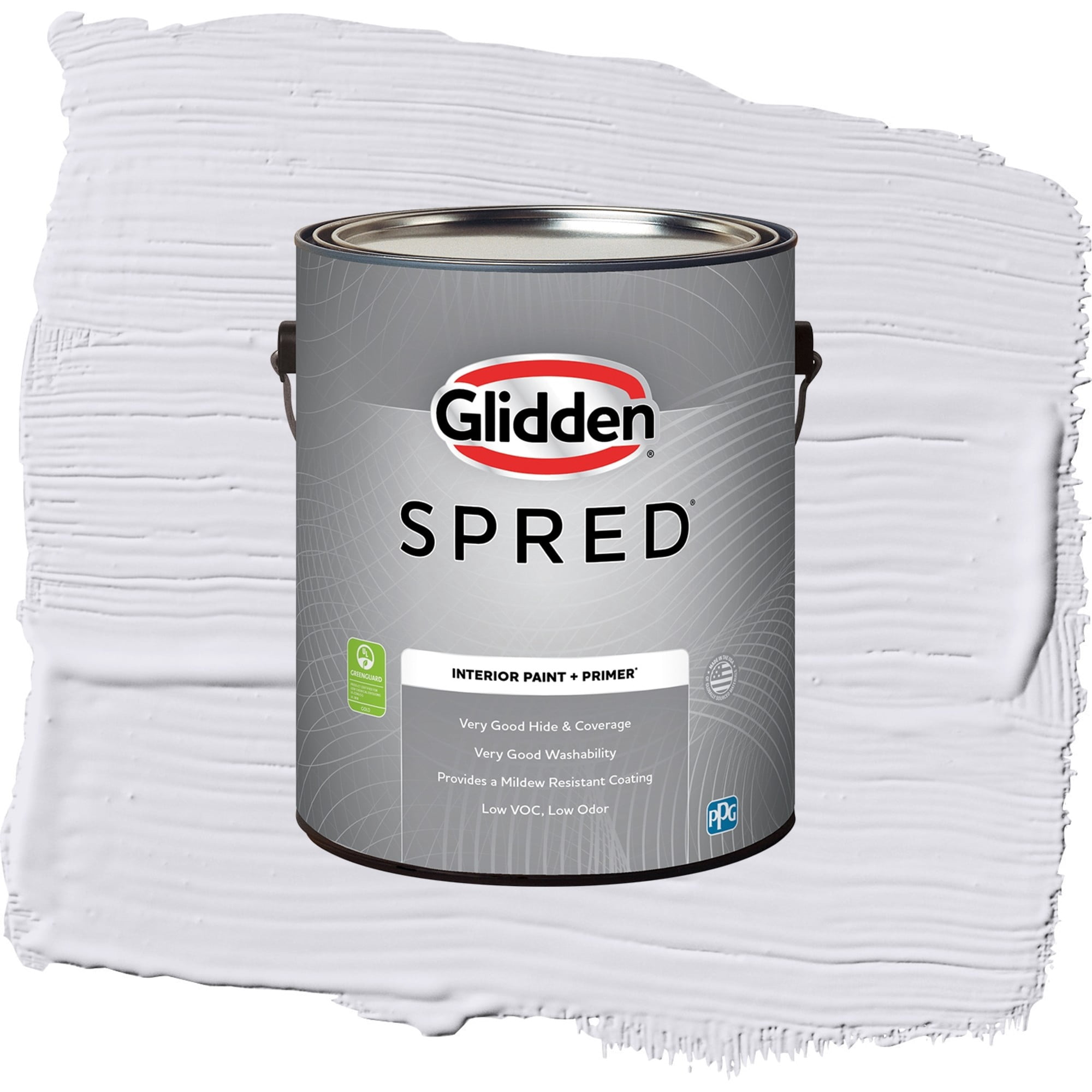 Glidden Spred Violet Echo Semi Gloss Interior Paint and Primer, 1 Gallon
