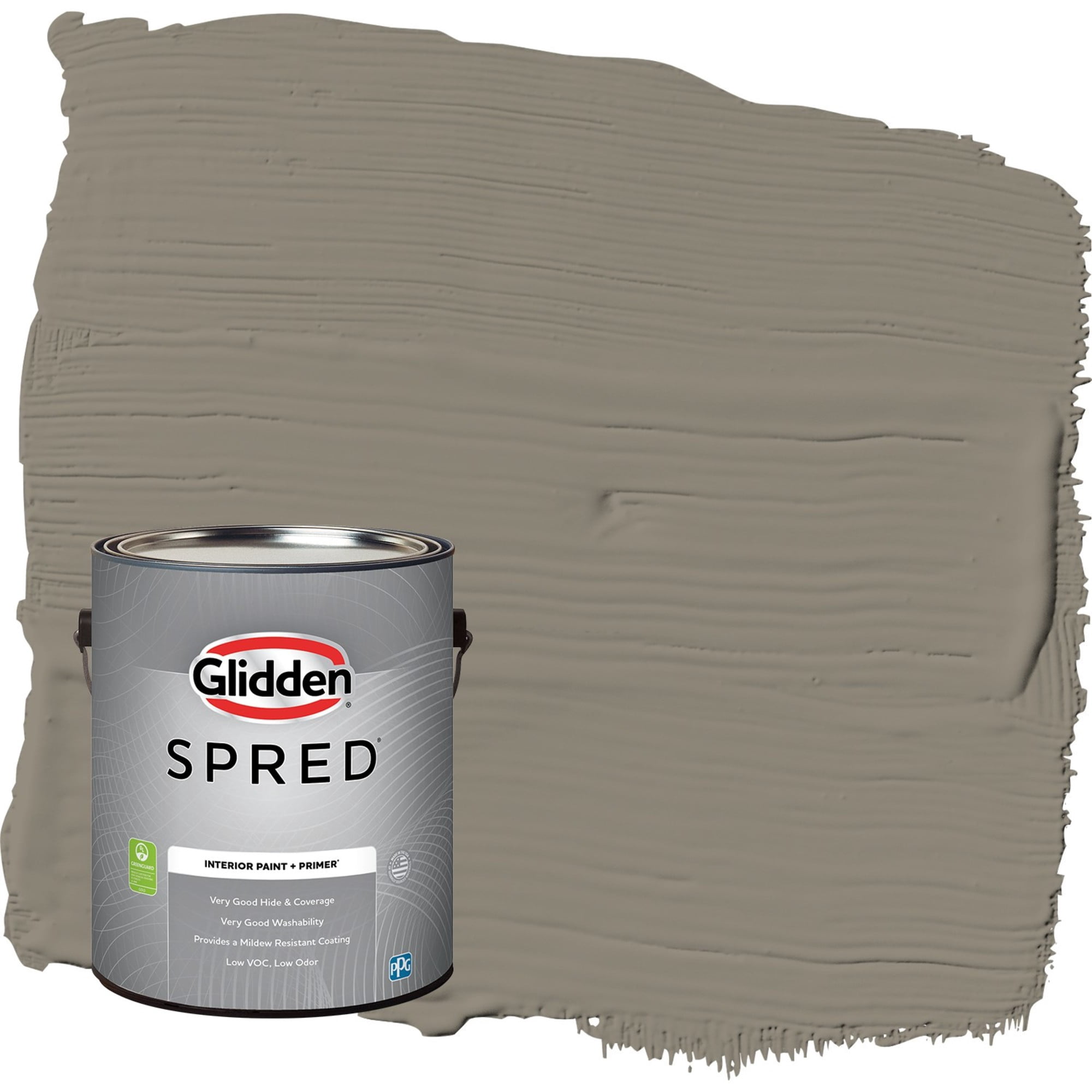 Glidden Spred Roller Coaster / Tan, Flat Interior Paint with Primer, 1 Gallon