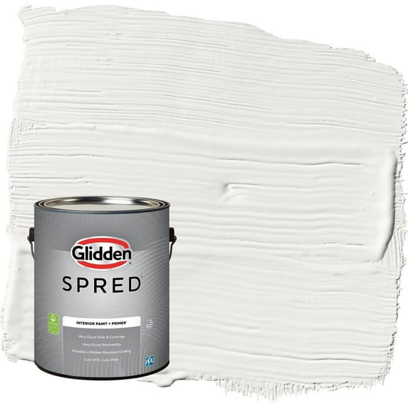 Glidden Spred Silver Feather / Beige Semi-Gloss Interior Paint with Primer, 1 Gallon