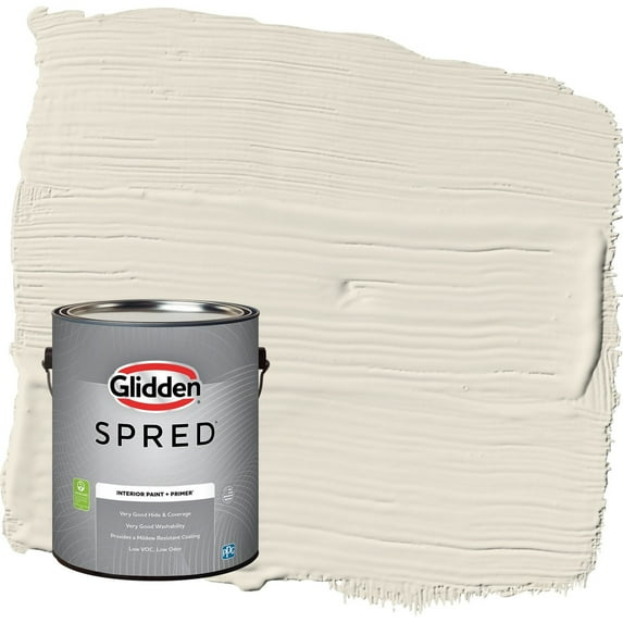 Glidden Spred Southern Breeze / Beige Semi-Gloss Interior Paint with Primer, 1 Gallon