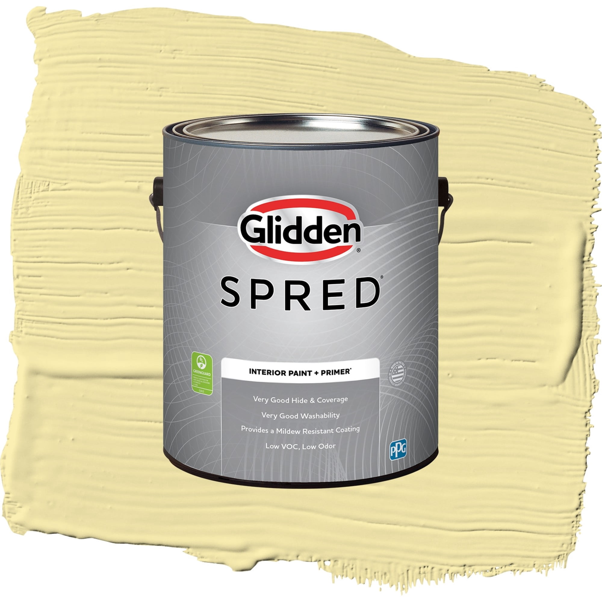 Glidden Spred Turning Oakleaf Flat Interior Paint and Primer, 1 Gallon