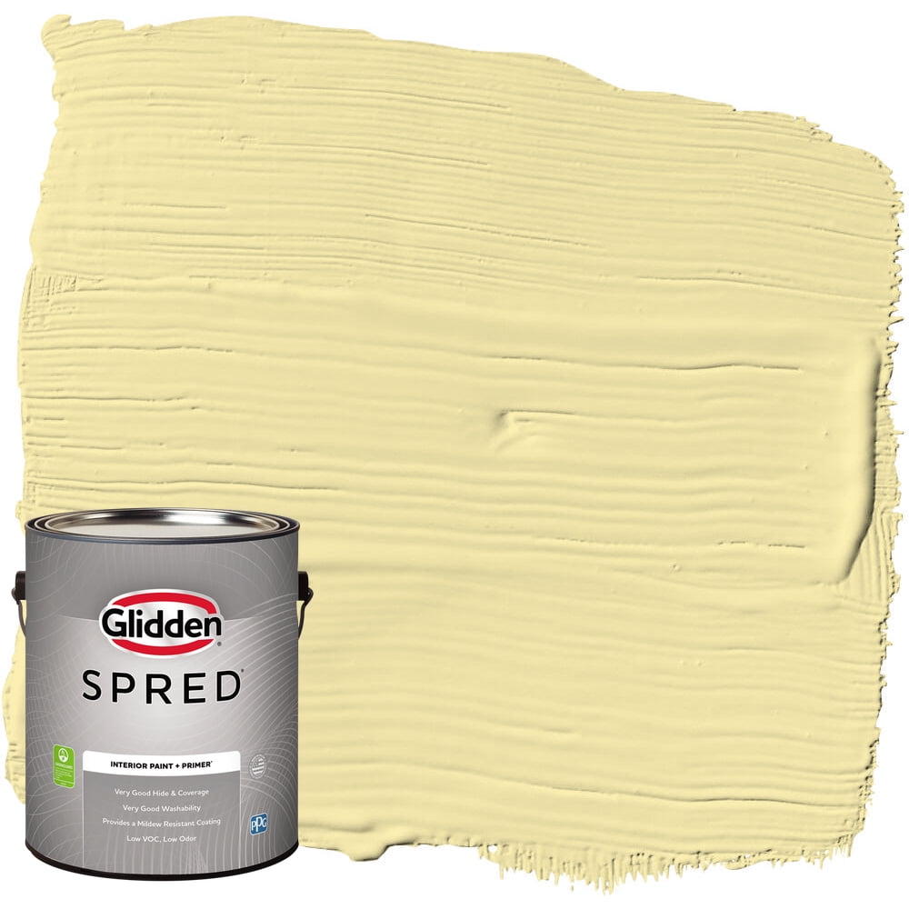 Glidden Spred Interior Paint Turning Oakleaf / Yellow, SemiGloss, 1