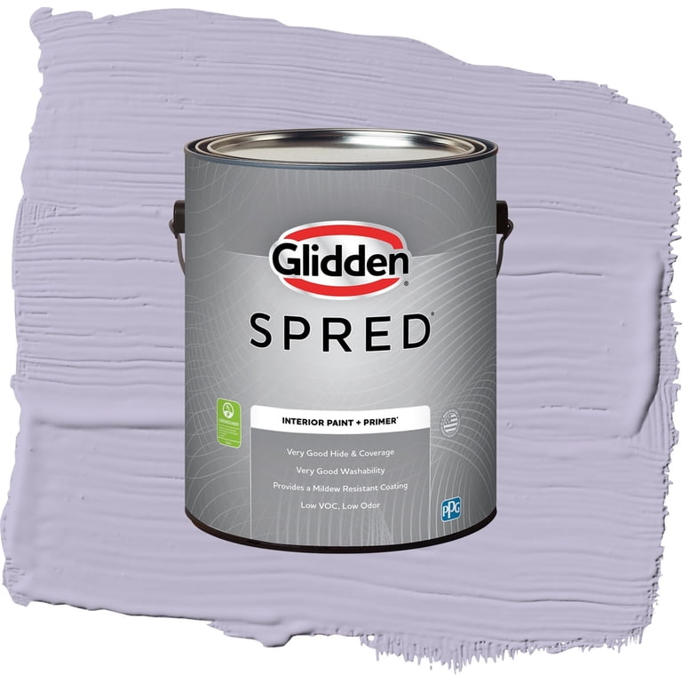 Glidden Spred Wild Lilac Semi Gloss Interior Paint and Primer, 1