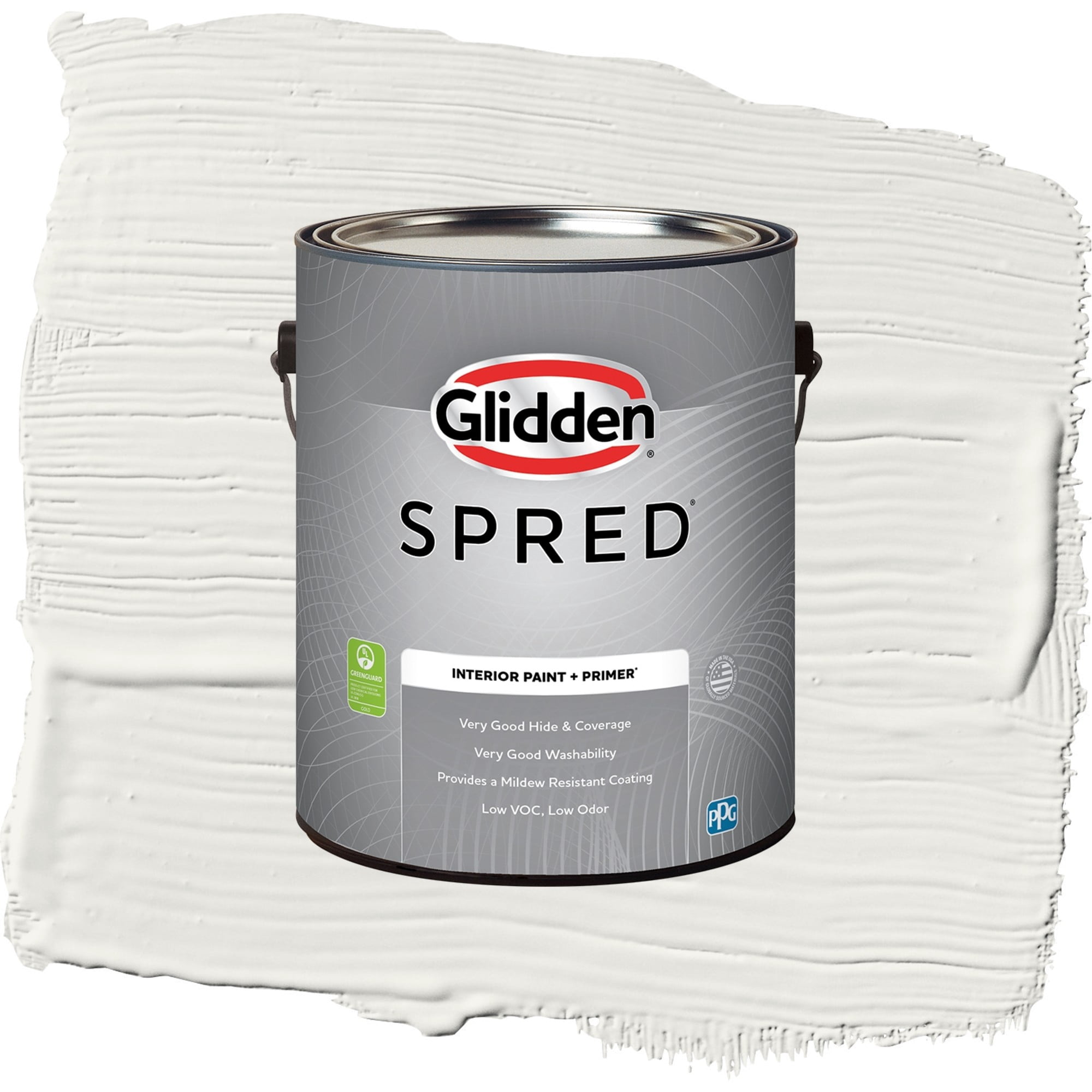Glidden Spred Willow Springs Eggshell Interior Paint and Primer, 1 Gallon