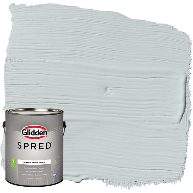 Glidden Spred Interior Paint Winter Chill / Gray, Eggshell, 1 Gallon