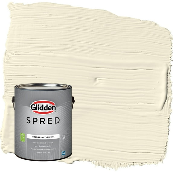Glidden Spred Mesa Beige / Yellow Flat Interior Paint with Primer, 1 Gallon