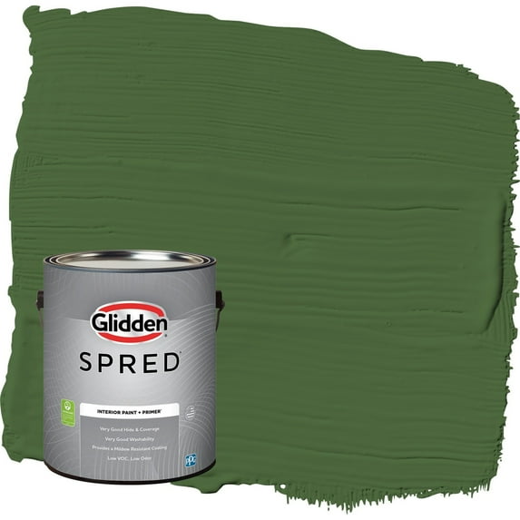 Glidden Spred Mountain Forest / Green Eggshell Interior Paint with Primer, 1 Gallon
