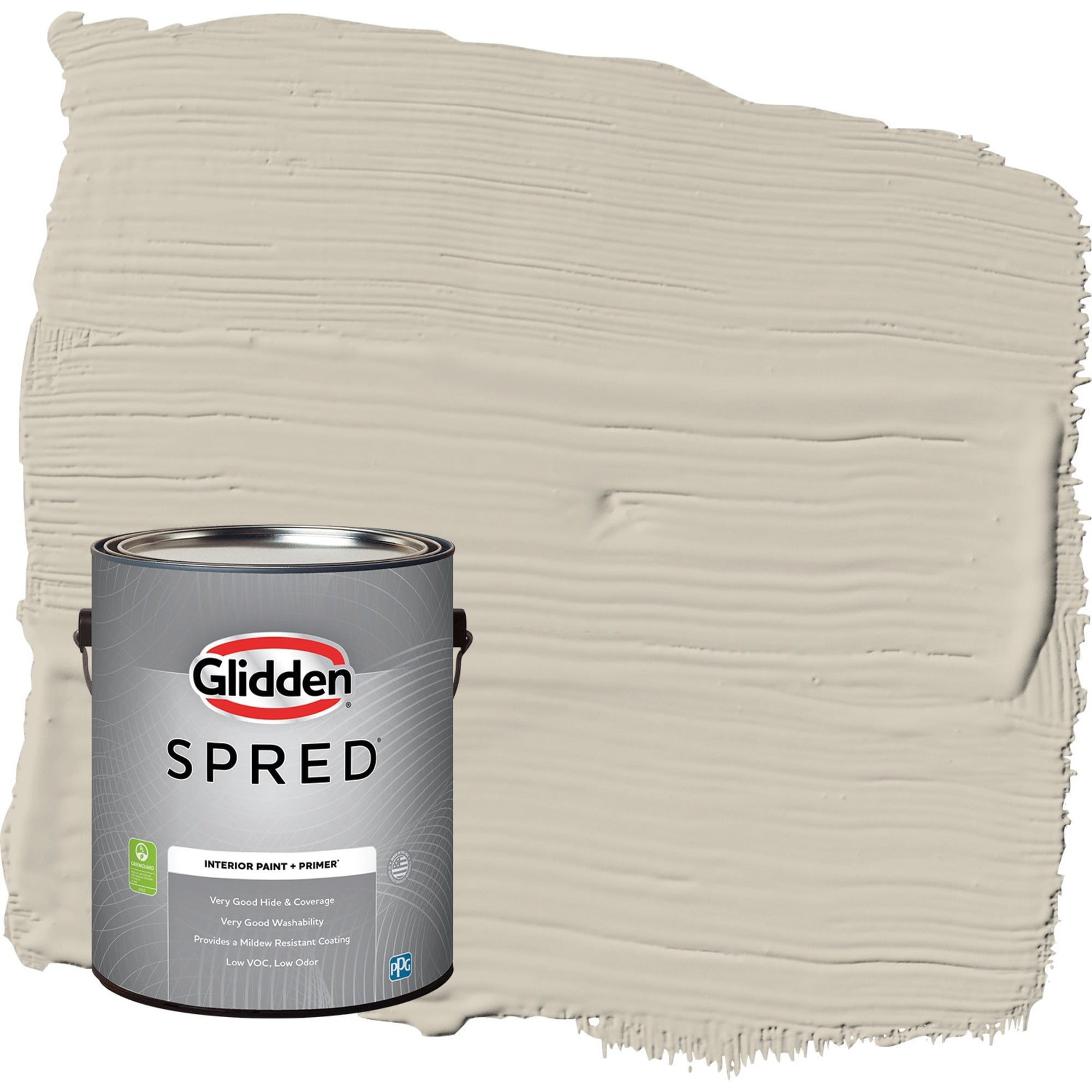 Glidden Spred Ostrich Feather / Beige, Eggshell Interior Paint with Primer, 1 Gallon