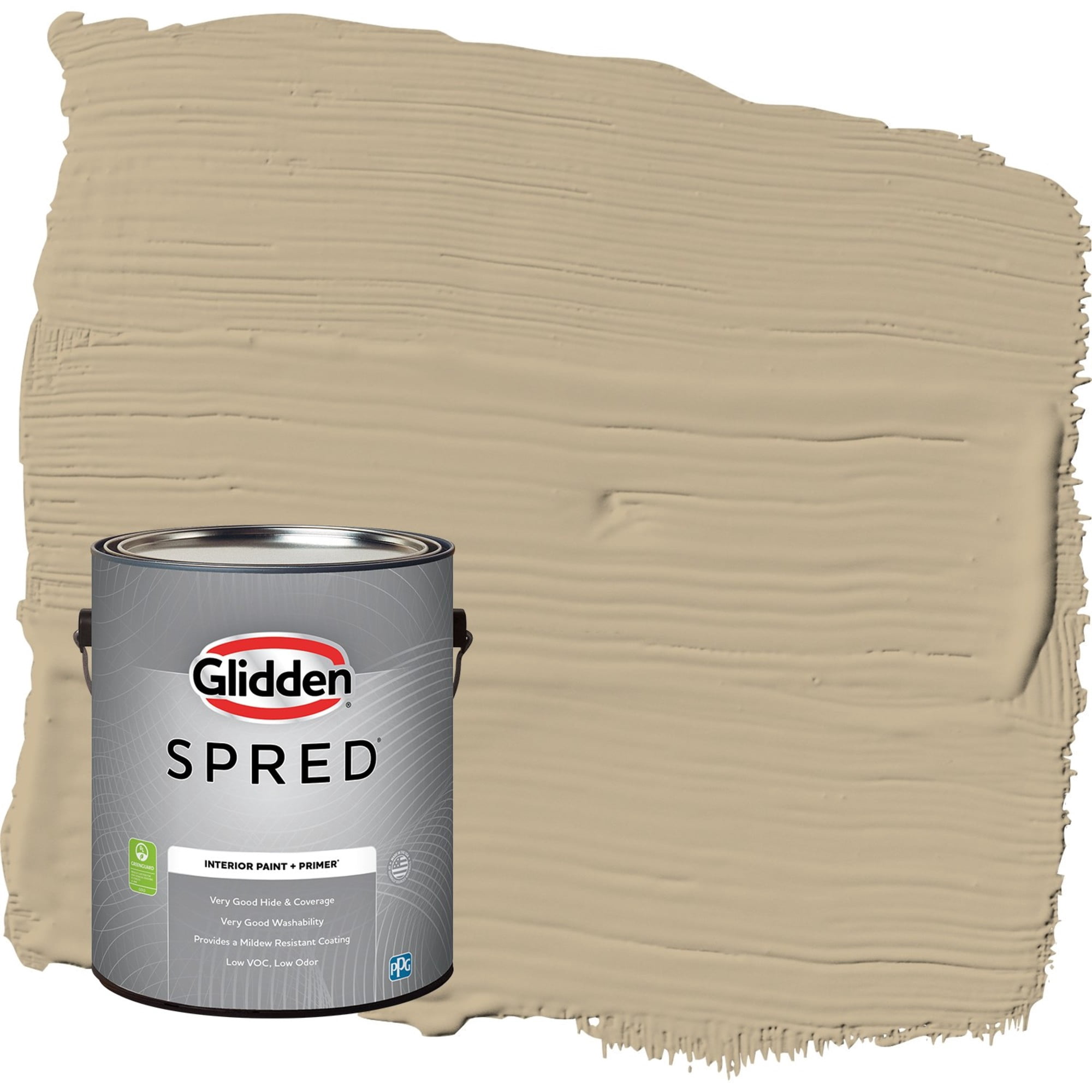 Glidden Spred Rock Cliffs / Beige, Eggshell Interior Paint with Primer, 1 Gallon