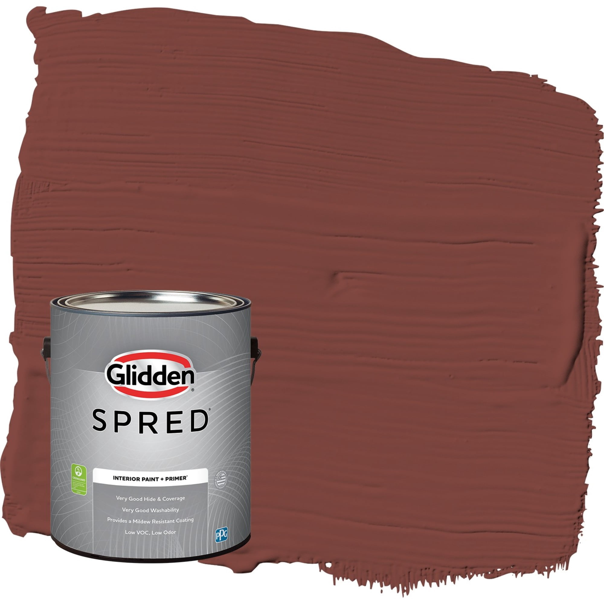 Glidden Spred Sweet Spiceberry / Red, Eggshell Interior Paint with Primer, 1 Gallon