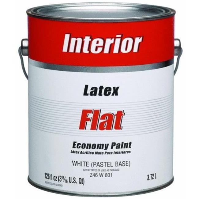 Glidden Total Interior Paint + Primer Flat White & Pastel Base Quart ...