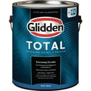 PPG Industries Total Interior Paint + Primer Semi-Gloss - Low Odor - 1 Gallon Ultra Deep Base   Interior & Exterior Use, Professional Finish