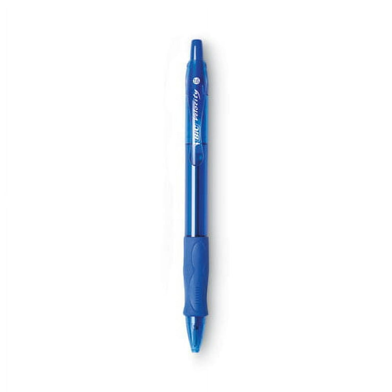 GLIDE Bold Ballpoint Pen, Retractable, Bold 1.6 mm, Blue Ink, Translucent Blue Barrel, Dozen GLIDE Bold Ballpoint Pen, Retractable, Bold 1.6 mm, Blue Ink, Translucent Blue Barrel, Dozen