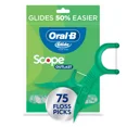 thumbnail image 1 of Glide Dental Floss Picks Plus Scope Outlast, Long Lasting Mint, 75 Dental Floss Picks for Each Bag Pack of 2 = 150 Dental Floss Picks, 1 of 4