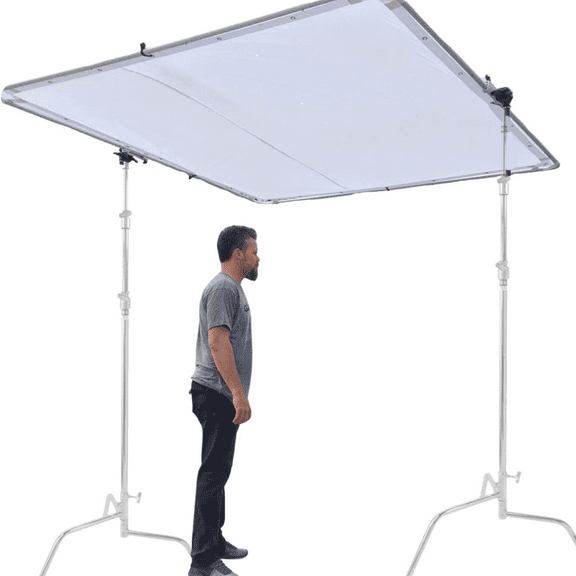 Glide Gear Butterfly Scrim Diffuser Kit, Aluminum, 1 Pack, 4ft by 4ft, 6ft by 6ft and 8ft by 8ft