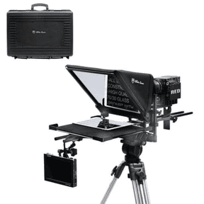 Glide Gear TMP 1000 Professional Video Camera Tablet Teleprompter, Black, 1