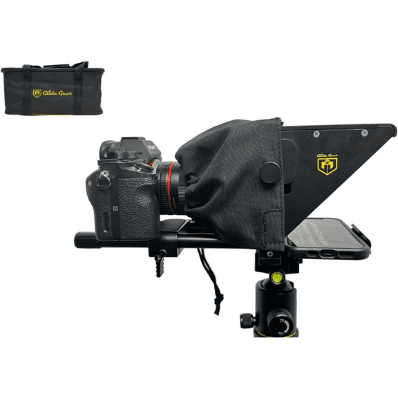 Glide Gear TMP 75 Laptop/Smartphone Teleprompter for DSLR Video, New 1 Pack