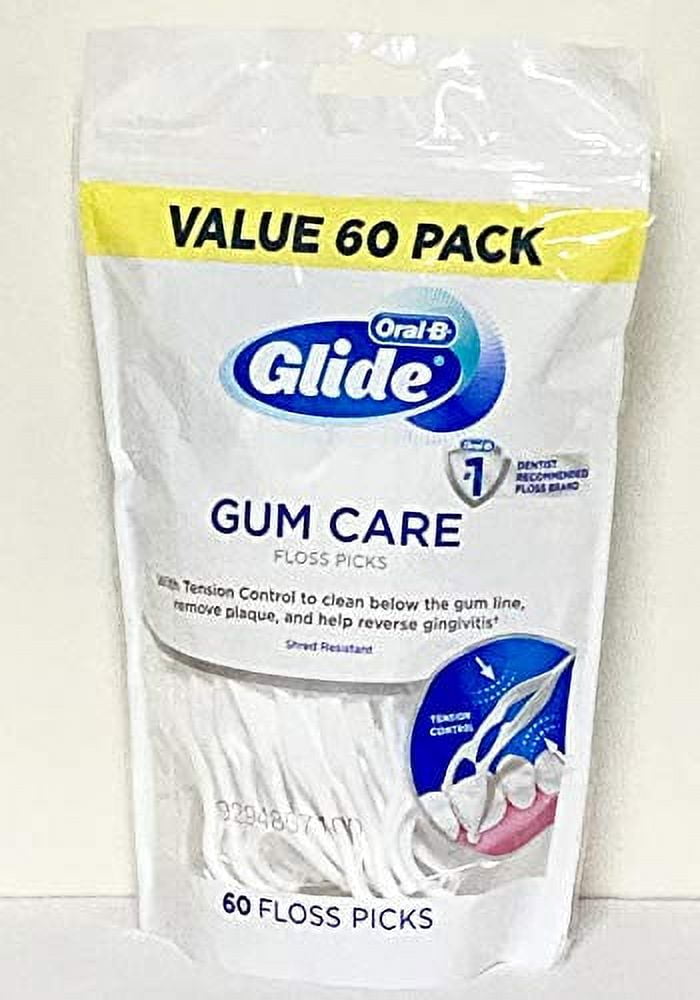 Oral B Glide Dental Floss Picks, 60 Count