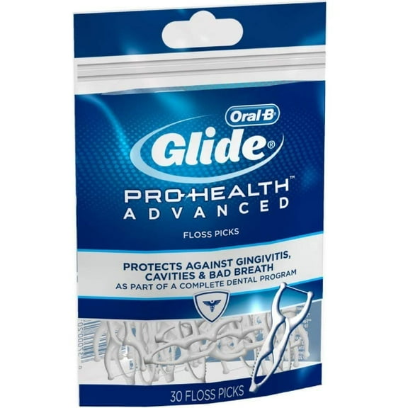 Glide Pro-Health Advanced Floss Picks 30 Ea