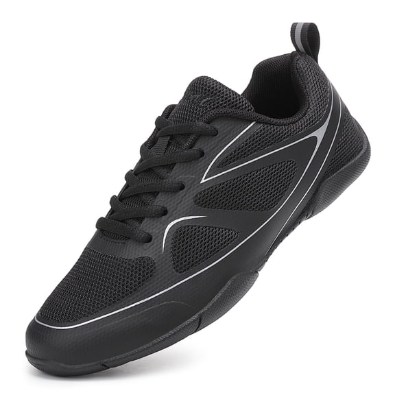 GlideMoves Black Cheer Shoes Girls Dance Sneakers Women Tennis Training Competition Tumbling Athletic Youth Hip Hop 2522 Big Kid Size 3