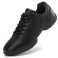 thumbnail image 1 of GlideMoves Black Cheer Shoes Girls Jump Tumbling Women Exercise Aerobic Fitness Dance Training Youth School Student Team Athletic Competition Women 5.5, 1 of 7