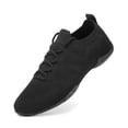 thumbnail image 1 of GlideMoves Black Cheerleading shoes girls dance sports shoes ladies training competition Tumbling Athletic 2502 Big Kid Size 3, 1 of 7