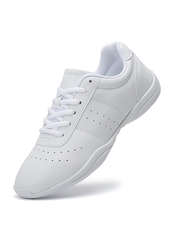 Cheer Shoes Girls White Jump Tumbling Women Exercise Aerobic Fitness Dance Training Youth School Student Team Athletic Competition Women 7