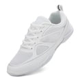 thumbnail image 1 of GlideMoves White Cheer Shoes Girls Dance Sneakers Women Tennis Training Competition Tumbling Athletic Youth Hip Hop 2522 Women 8.5, 1 of 7
