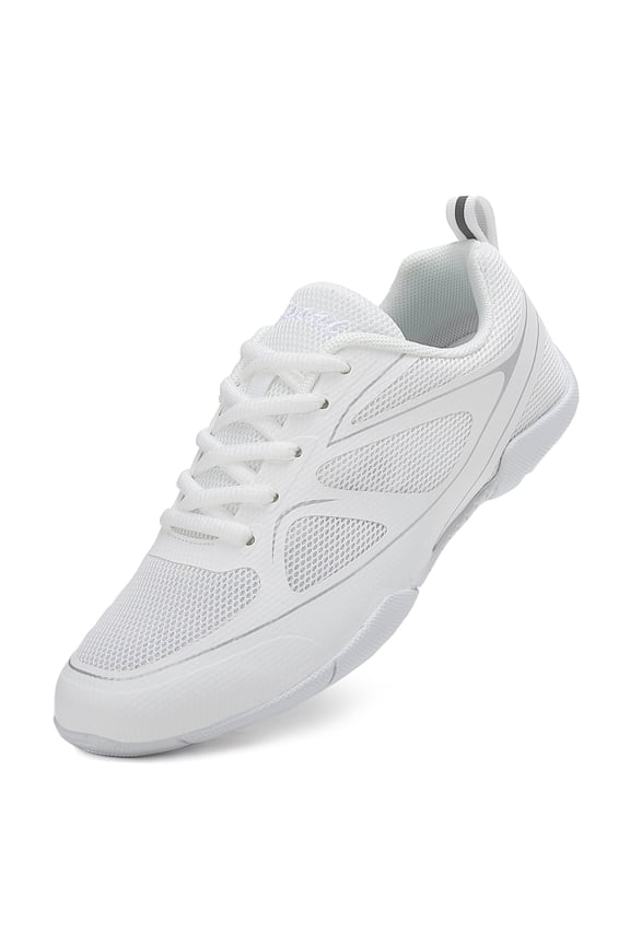 White Cheer Shoes Girls Dance Sneakers Women Tennis Training Competition Tumbling Athletic Youth Hip Hop 2522 Women 8.5