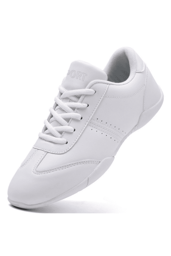White Cheer Shoes Girls Jump Tumbling Cheerleading Women Exercise Aerobic Fitness Dance Training Sneakers Youth Women 7