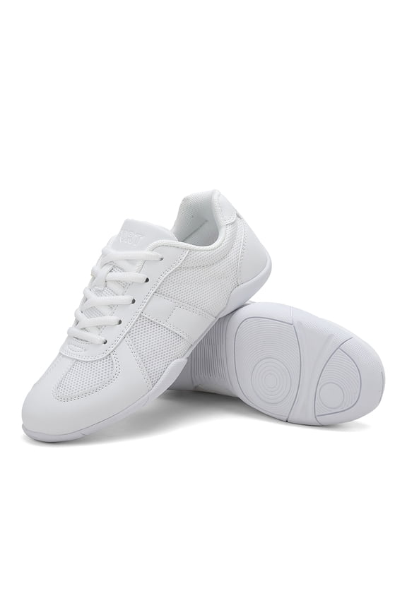 White Cheer Shoes Girls Jump Tumbling Women Exercise Aerobic Fitness Dance Training Youth School Student Team Athletic Competition Women 10