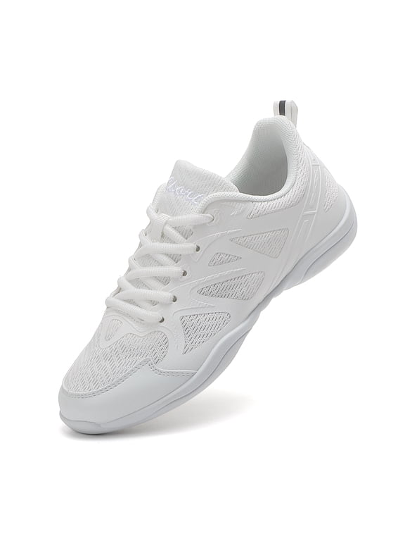 White Cheer Shoes Girls Jump Tumbling Women Exercise Aerobic Fitness Dance Training Youth School Student Team Athletic Competition Women 10