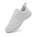 thumbnail image 1 of GlideMoves White Cheer Shoes Girls Jump Tumbling Women Exercise Aerobic Fitness Dance Training Youth School Student Team Athletic Competition Women 7.5, 1 of 7