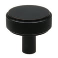 thumbnail image 1 of GlideRite 1-1/2 Inch Solid Round Knurled Oil Rubbed Bronze Cabinet Knob, 1 of 6