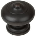 thumbnail image 1 of GlideRite 1-1/2 in. Round Ring Mushroom Cabinet Knob, Oil Rubbed Bronze, 1 of 5
