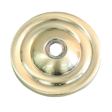 GlideRite 1-1/2 in. Round Thin Classic Cabinet Backplate, Champagne Gold - 5061-CHPG, 1 Pack