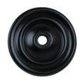 thumbnail image 1 of GlideRite 1-1/2 in. Round Thin Classic Cabinet Backplate, Matte Black, 1 of 2
