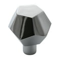 thumbnail image 1 of GlideRite 1-1/2 in. Solid Faceted Cabinet Knobs, Polished Chrome, Pack of 5, 1 of 3