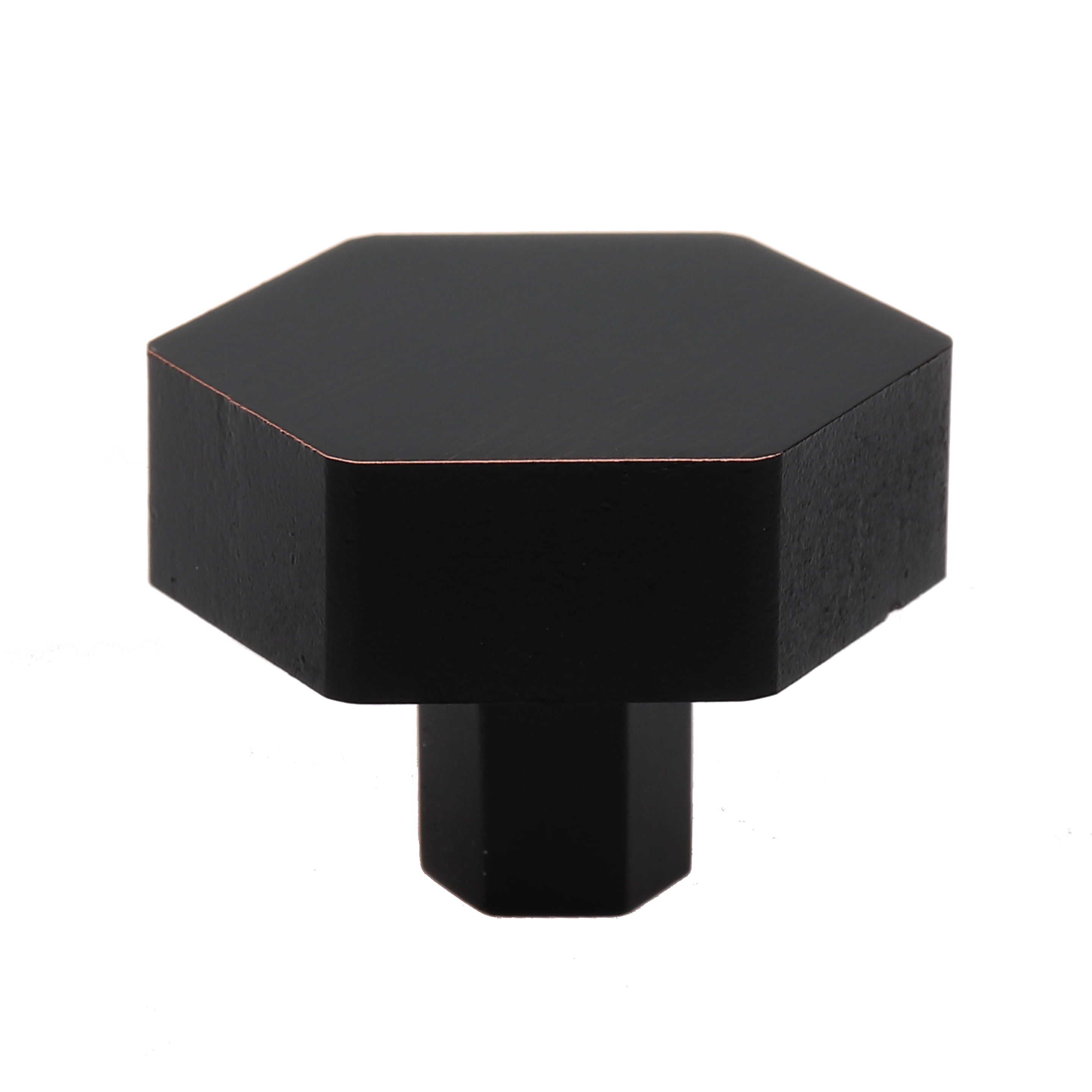 GlideRite 1-1/2 in. Solid Hexagon Cabinet Knobs, Oil Rubbed Bronze, Pack of 10 GlideRite 1-1/2 in. Solid Hexagon Cabinet Knobs, Oil Rubbed Bronze, Pack of 10