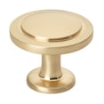 thumbnail image 1 of GlideRite 1-1/4 in. Classic Round Ring Cabinet Knob, Champagne Gold - 80960-CHPG, 10 Pack, 1 of 4