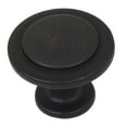 thumbnail image 1 of GlideRite 1-1/4 in. Classic Round Ring Cabinet Knob, Oil Rubbed Bronze, 1 of 5
